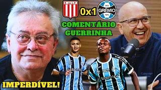 COMENTÁRIO GUERRINHA e CESAR CIDADE DIAS ESTUDIANTES 0X1 GRÊMIO