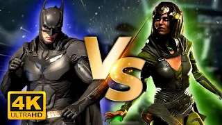 BATMAN VS ENCHANTRESS | INJUSTICE 2 Gameplay [ 4K HDR ULTRA HD ]