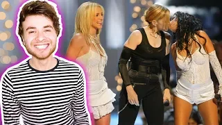 Madonna, Britney Spears & Christina Aguilera Like a Virgin / Hollywood (Live on VMAs 2003) Reaction