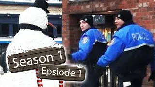 Police Scare The Scary Snowman - Hidden Camera Prank