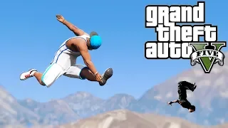 Grand Theft Auto V: GTA 5 - Parkour Fails # 21 (Best Ragdoll, Extreme Parkour Fails, Hard Injuries)