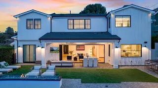 This $6M Elegant Modern Farmhouse exudes world-class luxury in Studio City, California