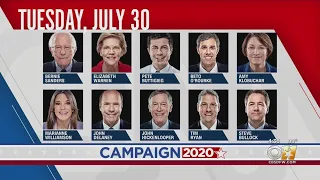 Round 2 Of Democratic Presidential Debates Starts Tonight