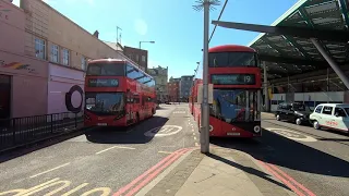 London BUS Ride 🇬🇧 Route 106 - FINSBURY PARK to WHITECHAPEL via Clapton, Hackney, Bethnal Green 🚌