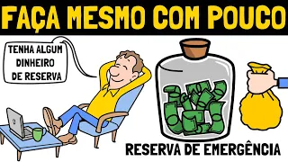 Como Fazer Uma RESERVA DE EMERGÊNCIA Ganhando Pouco | Quanto Dinheiro Juntar?