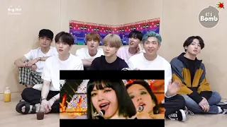 BTS REACTION BLACKPINK & BTS - Pretty Savage & Mic Drop BY SEOHWAN MASHUPS