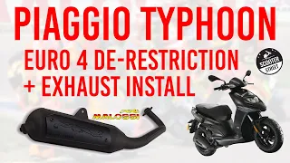 Unleash Your Piaggio Typhoon: Exhaust Fitting & De-restriction Guide