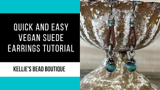 Join me for a quick pair of Vegan Seude Earrings and the release of the GBE kit!