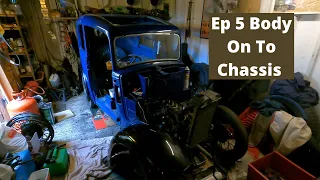 Austin 7 Ruby Restoration - Body On Chassis Ep5