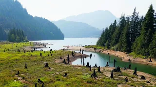 Stave Lake BC, Drone Scenic Tour - Aug 2023