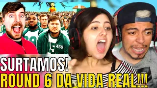 (SURTAMOS!!!) ROUND 6 da VIDA REAL!!! 😱 REACT - $456,000 Squid Game In Real Life! (MR. BEAST)