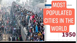 Most Populated Cities in The World  Top 15 1950-2035