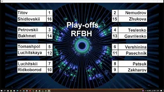 RFBH Championship play-offs. Quarterfinal. Nemudrov Pavel - Zakharov Vladislav.