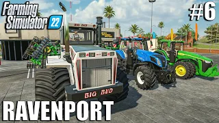 Creating Fields with New Tractors | Ravenport | Episode #6 | Farming Simulator 22