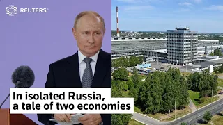 In isolated Russia, a tale of two economies