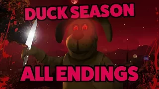 DUCK SEASON ALL ENDINGS!! Oculus Rift Gameplay