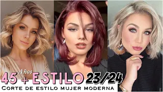 EL CORTE De CABELLO De MODA 2023 MEDIA MELENA CLAVICULARES Es El CORTE De CABELLO Moda Tendencia