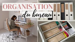 Organisation et rangement du bureau pour la rentrée + DIY