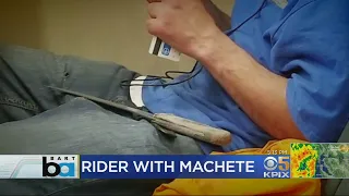 Man Waving Machete Threatens Passengers Aboard BART Train