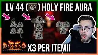 Aura Bug TRIPLES Your Damage On Aura Paladin! 3x Lv 44 Holy Fire Damage | Diablo 2 Resurrected D2R