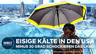 USA IM FROSTGRIFF: "Wetterbedingte Tote" durch harte Kältewelle! Wie die US-Bürger damit umgehen