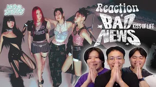 KISS OF LIFE - 'Bad News'  [REACTION] มันดีมากก กริสสส | KachasBrothers