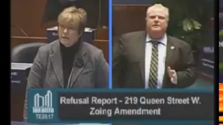 Toronto City Council featuring Mayor Ford vs Councillor Vaughan