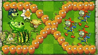 All Plants MAX Level vs Jester Zombies PvZ 2 - Who Will Win?