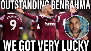 Benrahma's best game? | 3 points but Hammers got very lucky | West Ham 2-0 Bournemouth