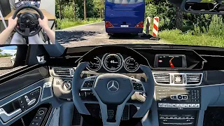 Euro Truck Simulator 2 - Mercedes Benz E63 AMG S 2016 [Steering Wheel Gameplay]