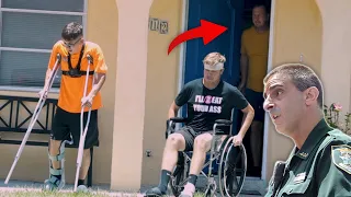 Ding Dong Ditching In Wheelchairs