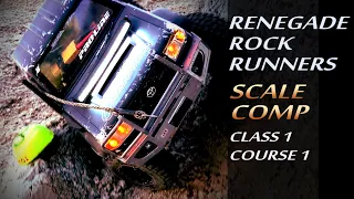 RC SCALE CRAWLING COMPETITION C1 course 1 - Renegade Rock runners 2019