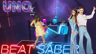 Beat Saber | Uno – Little Big (Expert+) First Attempt | Mixed Reality