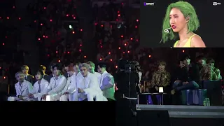 [FULL REACTION] BTS, TXT, ATEEZ reaction to MAMAMOO x JYP at MAMA 2019