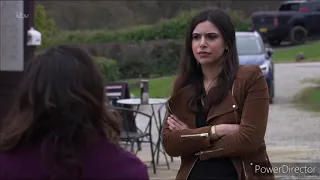 Emmerdale - Meena and Andrea Argue In The Street (27th April 2021)