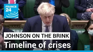 Timeline of crises that have rocked UK's Boris Johnson • FRANCE 24 English