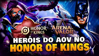 IDENTIFIQUE OS HERÓIS DO AOV no HONOR of KINGS!