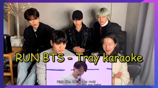 Koreans React To RUN BTS (SING)