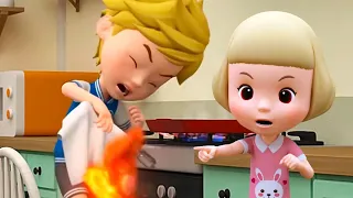 РОБОКАР ПОЛИ 🔥 Рой и пожарная безопасность 🚒 Будь внимателен на кухне! | Мультфильм для детей