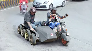 Riding Weirdest Scooter of Indonesia