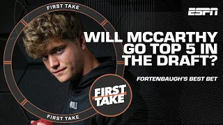 BEST BET NFL DRAFT: J.J. McCarthy UNDER 5.5 draft position 👀 | First Take