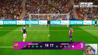 Barcelona vs Juventus | Penalty Shootout | PES 2020 eFootball Scoreboard for PES 2019