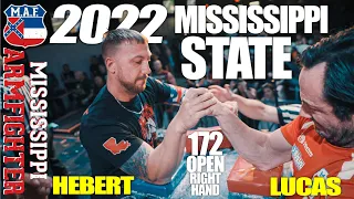 2022 Mississippi State Armwrestling | 172 Pro Right Hand