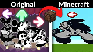 FNF Character Test | Gameplay VS Minecraft Note Block | Mickey Mouse | Oswald | Playground