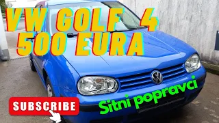 VW Golf 4 1.6 Benzin.Kupljen Za 500 Eura.@balkangarage