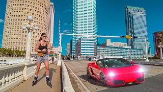 FLORIDA City of Tampa. BEST PLACE TO VISIT. Walking Tour. Travel Video Live Cam 4K