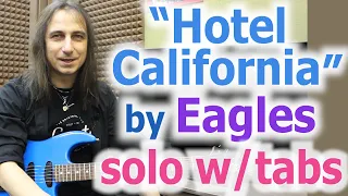 Eagles Hotel California solo (with tabs)