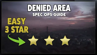 EASY Denied Area Spec Ops 3 Star in Modern Warfare 2 | Hellride Trophy Guide