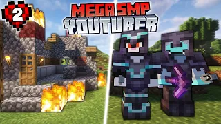 Minecraft MEGA SMP Tập 2: Ai Đã Phá Hủy Nhà Của Tôi? Quyết Tâm Nâng Cấp Netherite cùng Toàn MC