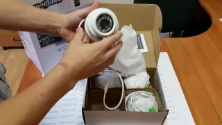 Видеообзор готового комплекта видеонаблюдения с 4 2Мп камерами PST AHD K04AH